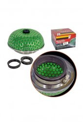 Ses & Performans Arttırıcı Açık Hava Filtresi Mantar Tip Yeşil +6 Hp Aparatlı Üniversal - 4