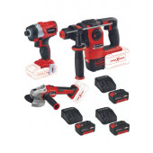 Einhell TE-CI 18 BL Vidalama Axxio 18/115 Herocco 18v 3x4.0ah Set - 1