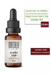 Masala Jojoba Yağı 20 ml. (Jojoba Oil)  Soğuk Pres thumbnail 1