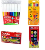 Osaka Öğrenci 4'Lü Boyama Seti - 1