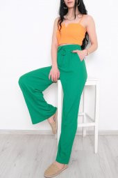 Beli Lastikli Pantolon Yeşil - 10536.1059. - 2