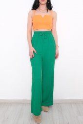 Beli Lastikli Pantolon Yeşil - 10536.1059. - 5