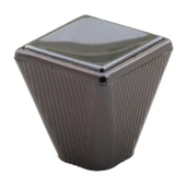 Fonte Düğme Dolap Dolabı Çekmece Kulpu Kulpları Kulbu Plastik Füme Tek Vidalı Kulp Mobilya Mutfak thumbnail 3