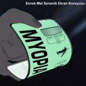 Myopia Killer - Green Ray - İphone 6 / 6S - Seramik Nano - Siyah thumbnail 2