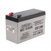 Orion 12V 7.2Ah Bakımsız Kuru Akü - T1 İnce Soket - 10/2022 Üretim - 2