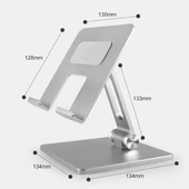 Coofbe Ayarlanabilir Masaüstü Tablet Standı Tablet Tutucu Alüminyum Ayarlanabilir Tablet Tutucu - 7