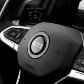 VOLKSWAGEN GOLF 8 POLO TİAGO T-ROC TIGUEN T-CROSS UYUMLU GTI LOGO DİREKSİYON STICKER thumbnail 1