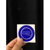 VOLKSWAGEN GOLF 8 POLO TİAGO T-ROC TIGUEN T-CROSS UYUMLU R LOGO DİREKSİYON STICKER thumbnail 1