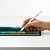 Baseus 130Mah Şarjlı Apple iPad Mini 5 Dokunmatik Tablet Kalemi, Aktif Versiyon, Yedek Uçlu, Ledli - 4