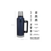 Stanley Klasik Vakumlu Termos 1.9 Lt Lacivert thumbnail 3