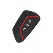 VOLKSWAGEN GOLF 8 MK8 ID.3 ID.4 OCTAVIA SUPERB LEON CADDY SİLİKON ANAHTAR KILIF thumbnail 1