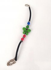 Bileklik Kelebek Renkli Boncuklu Bileklik Takı Bijuteri Aksesuar thumbnail 2