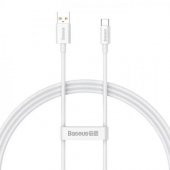 Baseus Super Şarj Kopmaz Kablo 100W Type-C Şarj Kablosu 480Mbps Veri Aktarım Kablosu USB to Type-C - 1