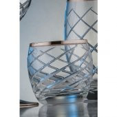 Kcd Armoni Platin Kesme El Dekor Yaldızlı 6 Adet Desenli Su Bardağı Takımı thumbnail 2