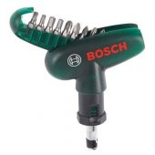 Bosch DIY Cırcırlı Tornavida Seti 9 Vidalama Ucu 2.607.019.510 - 1