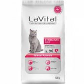 La Vital Somonlu Kısırlaştırılmış Kedi Maması 12 Kg - 1