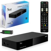 NEXT INNOVA-4K Uydu Alıcı Mini 4K Hibrit Iptv Dahili Wifi Ethernet Youtube - 1