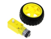 6 V 250 RPM Motor ve Tekerlek Seti thumbnail 1