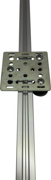 20x20 V Slot Sigma Profil Araba Plakası Gri - 2