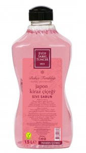 Eyüp Sabri Tuncer 1,5lt Japon Kiraz Çiçeği  Sıvı Sabun Doğal Zeytinyağlı - 1