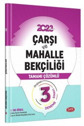 2023 Çarşı ve Mahalle Bekçiliği Sınavı Tamamı Çözümlü 3 Deneme Sınavı Data Yayınları - 1