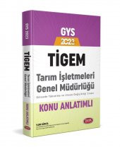 2023 Tarım İşletmeleri Genel Müdürlüğü TİGEM GYS Konu Anlatımı Data Yayınları - 1