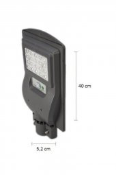 CATA CT-4690 SOLAR SOKAK ARMATÜRÜ 30W 500 LÜMEN 6400 KELVİN BEYAZ IŞIK  - 2