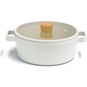 Neoflam Fika Alüminyum Döküm 9 Parça Cam Kapaklı Seramik Kaplama Tencere Tava Seti - 3