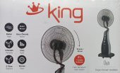 King KV1816 Oya Soğuk Buharlı Vantilatör 80W 3,3lt 40cm - 3