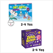Y.Z. 2-4 Yaş Konuşma ve Dikkati Geliştiren Cırt Cırtlı Etkinlik Kitabım ve 2-4 Yaş Zeka Kutusu Konuşmayı Geliştiren Oyun - 1