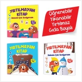 Y.Z. Yırtılmayan Kitap Seti (Çiğnenebilir, Yıkanabilir, Yırtılmaz, Gıda Boyalı) – Hikaye Kitabı Serisi 3 Kitap - 1