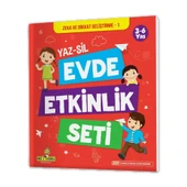 3-6 Yaş Evde Etkinlik Seti (Çizgi Çalışmaları, Sayılar, Geometrik Şekiller, Mantık Soruları, Dikkat Geliştirme) - 3