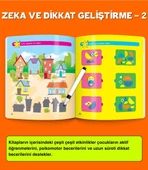 3-6 Yaş Evde Etkinlik Seti (Çizgi Çalışmaları, Sayılar, Geometrik Şekiller, Mantık Soruları, Dikkat Geliştirme) - 9