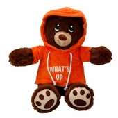 3192 Kapüşonlu Peluş Ayı 30 cm -Sunman - 6