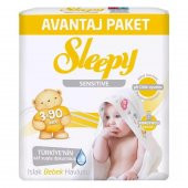 Sleepy Islak Havlu 3X90Lı Sensitive Kapaklı - 1