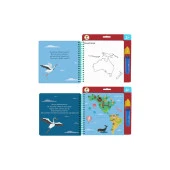 Lino Aqua Magic Book Kıtalar Sihirli Boyama Kitabı - 3