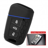 VOLKSWAGEN PASSAT B8 ARTEON SJKODA SUPER B SİLİKON ANAHTAR KILIF(PETEK DOKULU) thumbnail 1