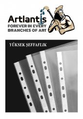 A3 Poşet Dosya Dik 30 lu Şeffaf Föy Dosya 1 Paket Ofis Okul Büro Kenarı Delikli Poşet Dosya - 2