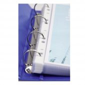 A3 Poşet Dosya Yatay 20 li Şeffaf Föy Dosya 1 Paket Ofis Okul Büro Kenarı Delikli Poşet Dosya - 4