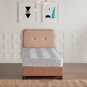 Niron Budget Yatak Seti 90x190 cm Yatak Baza Başlık Takımı - Tek Kişilik Sert Ortopedik Yatak, Baza ve Başlık thumbnail 1