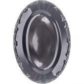 Aryıldız Tulu Liana 20 cm Kayık Tabak Gri - 1