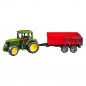 Bruder John Deere Traktör ve Kırmızı Römork - 3