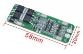 3S 20A BMS 12.6V 18650 Lityum LiPo Pil Şarj Koruma Modülü - 2