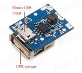 Powerbank Şarj Devresi - 5V 1A Charger Modül - 3