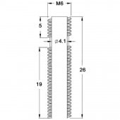M6x26mm 4.1 Delik Barrel(4.1 Bore) thumbnail 2