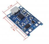 TP4056 1A Lipo – Li-on Pil Şarj Devresi Micro USB(Sarj Korumalı) - 1