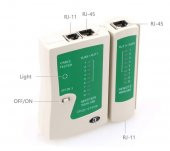 Network Tester RJ45-RJ11 ADSL İnternet Kablo Test Cihazı Cat5-6 thumbnail 2