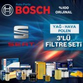 Seat İbiza 1.4 Bosch Filtre Bakım Seti 2009-2014 Cgg - 1
