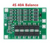 4S 40A BMS 16.8V 18650 Lityum LiPo Pil Şarj Koruma Modülü - 1