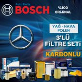 Mercedes C180 Komp. Bosch Filtre Bakım Seti w204 2008-2011 - 1
